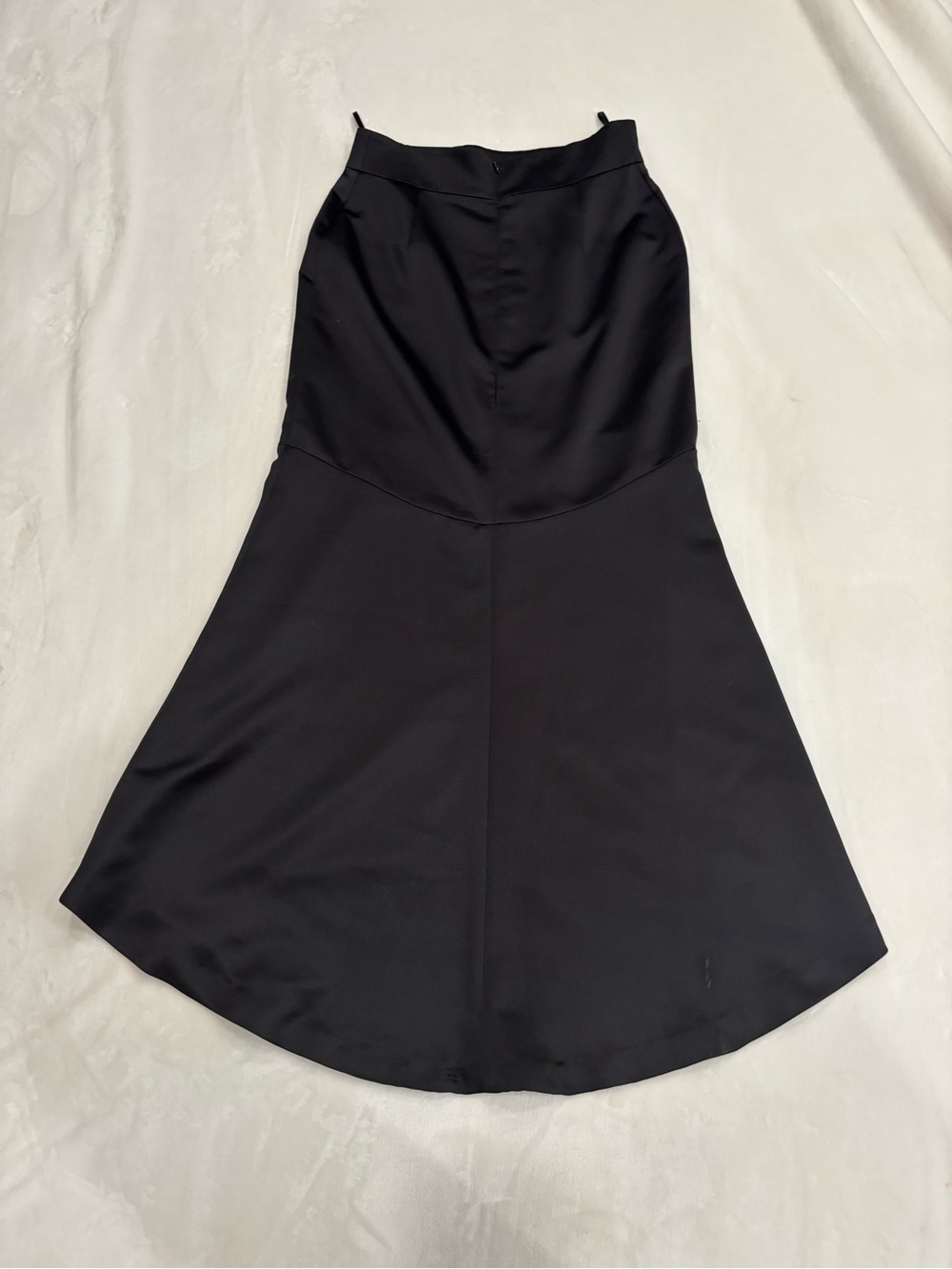 Holt Renfrew Black Satin Maxi Skirt - Picture 5 of 5